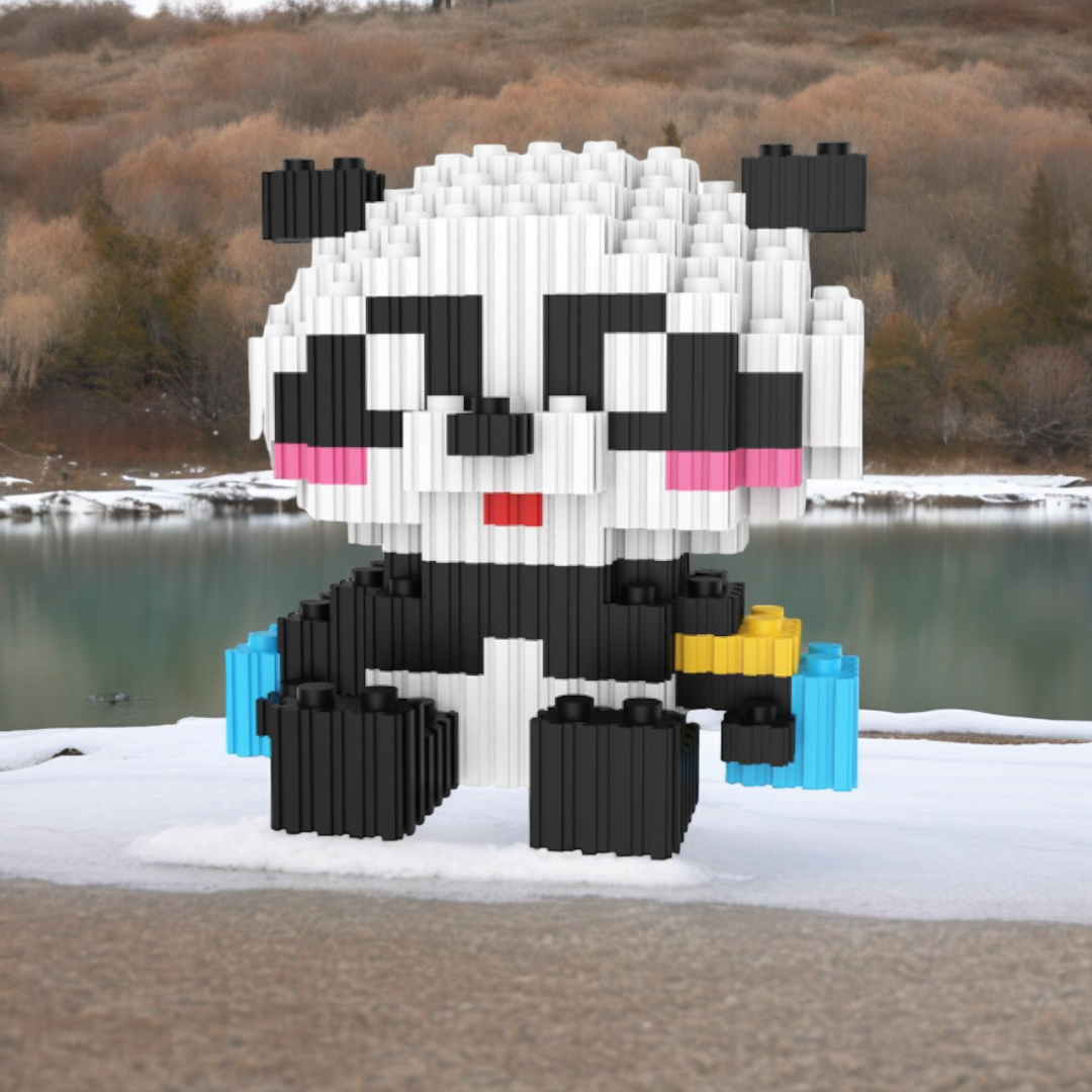 Mini LEGO Brick Collectible Figures - Panda