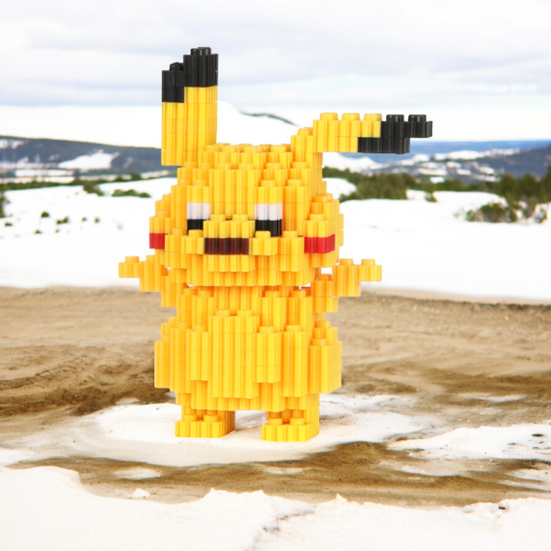 Mini LEGO Brick Collectible Figures - Pikachu