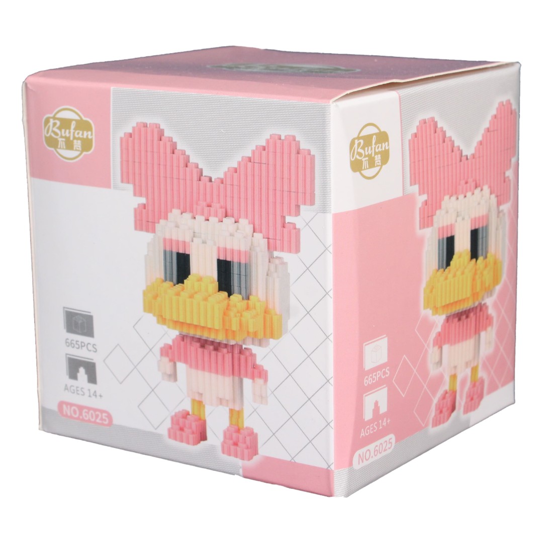 Mini LEGO Brick Collectible Figures - Donald and Daisy Duck