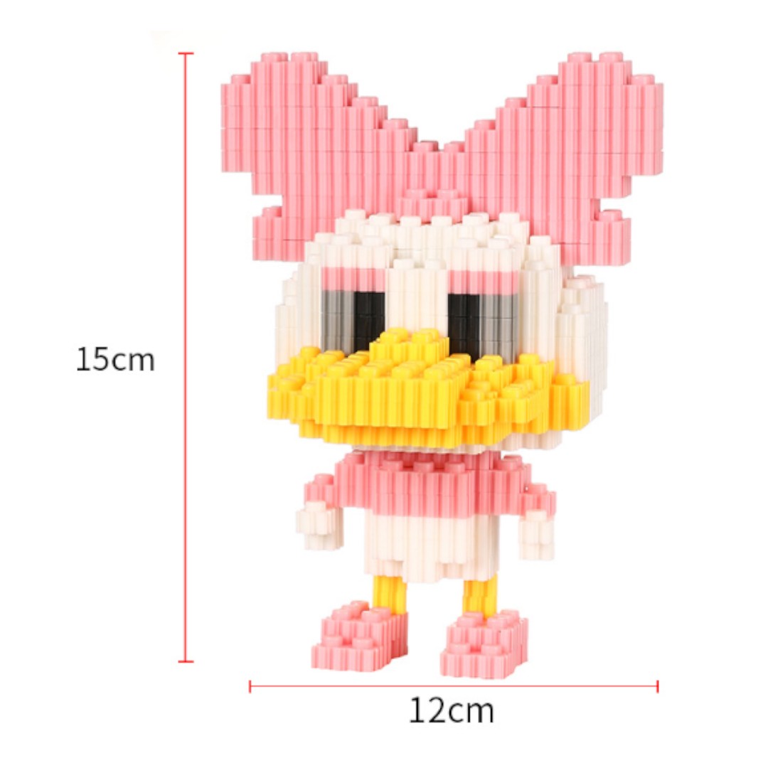 Mini LEGO Brick Collectible Figures - Donald and Daisy Duck