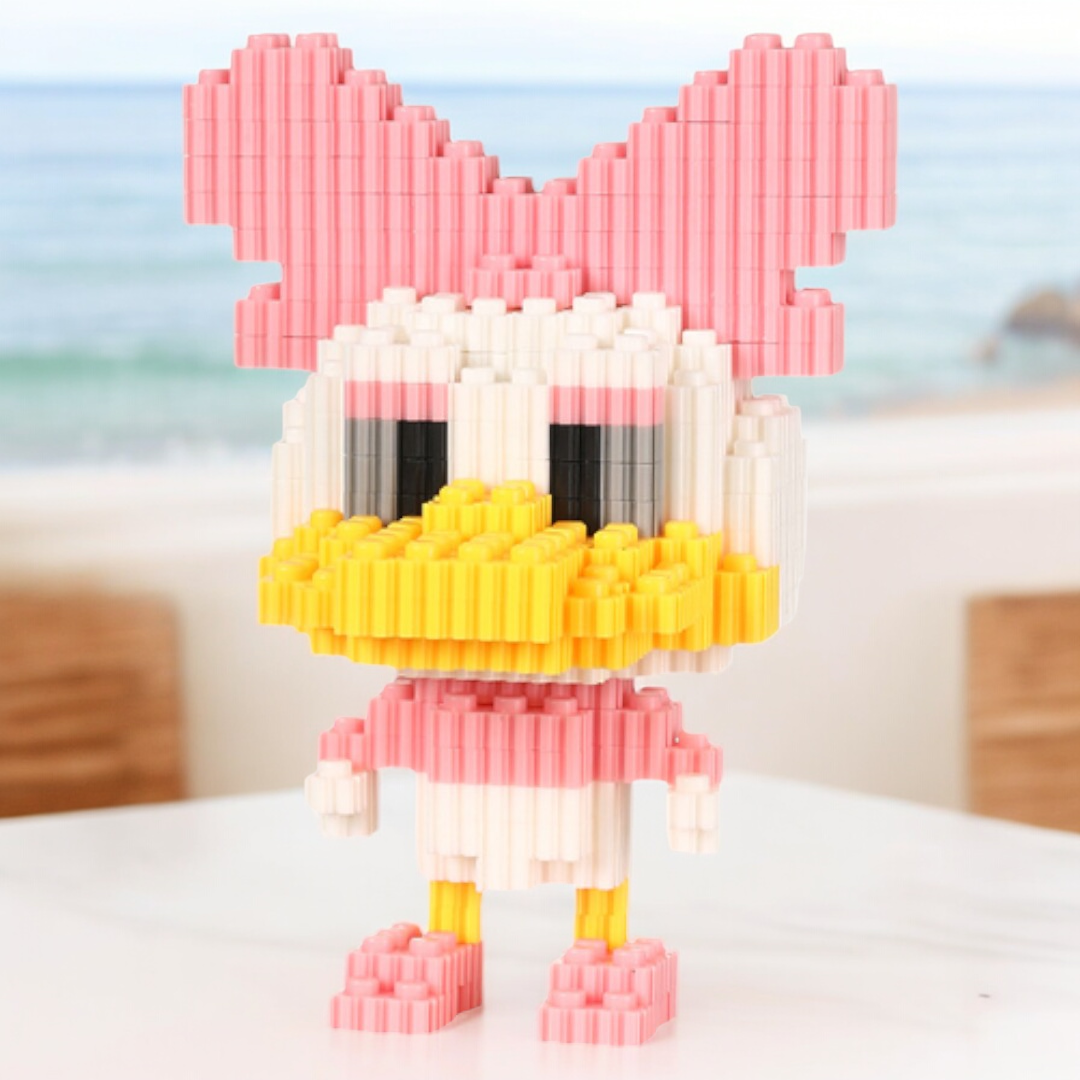 Mini LEGO Brick Collectible Figures - Donald and Daisy Duck