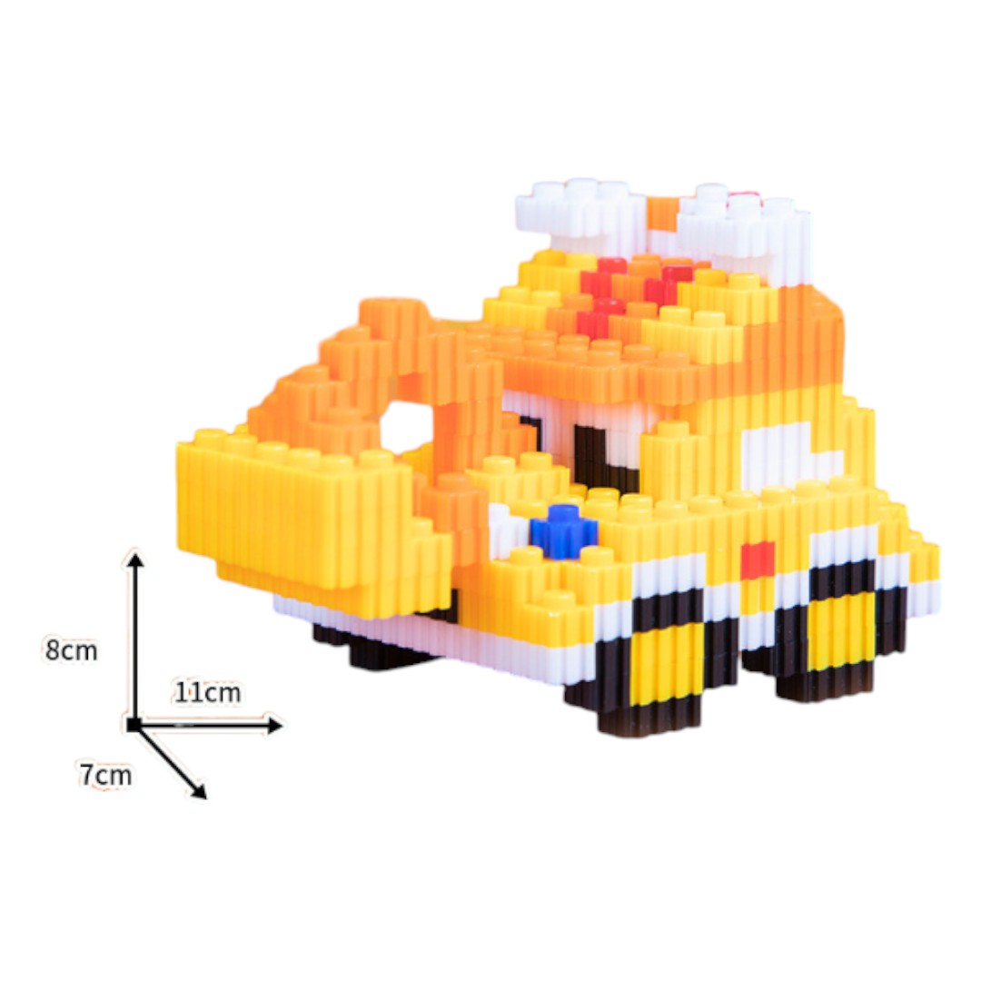 Mini LEGO Brick Collectible Figures - Excavator