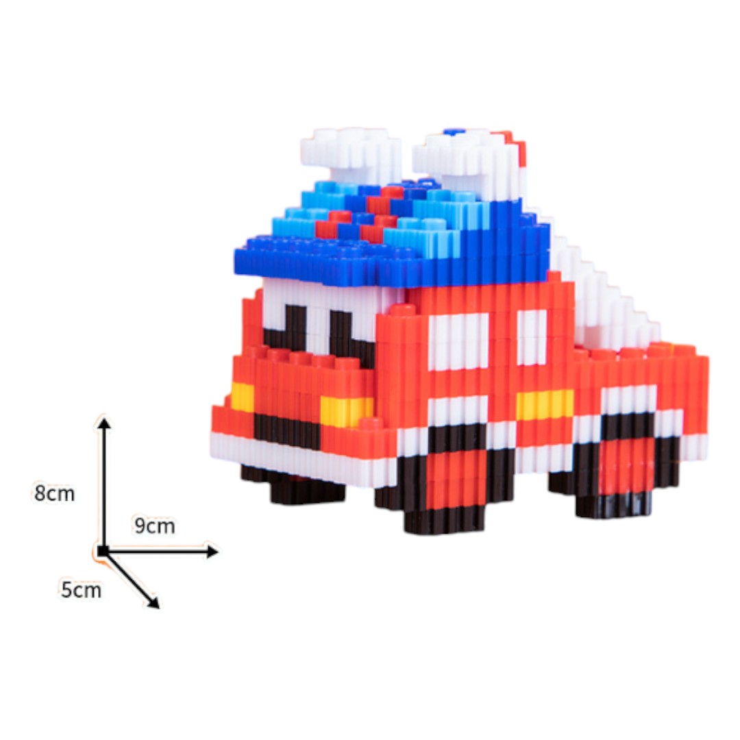 Mini LEGO Brick Collectible Figures - Fire Truck