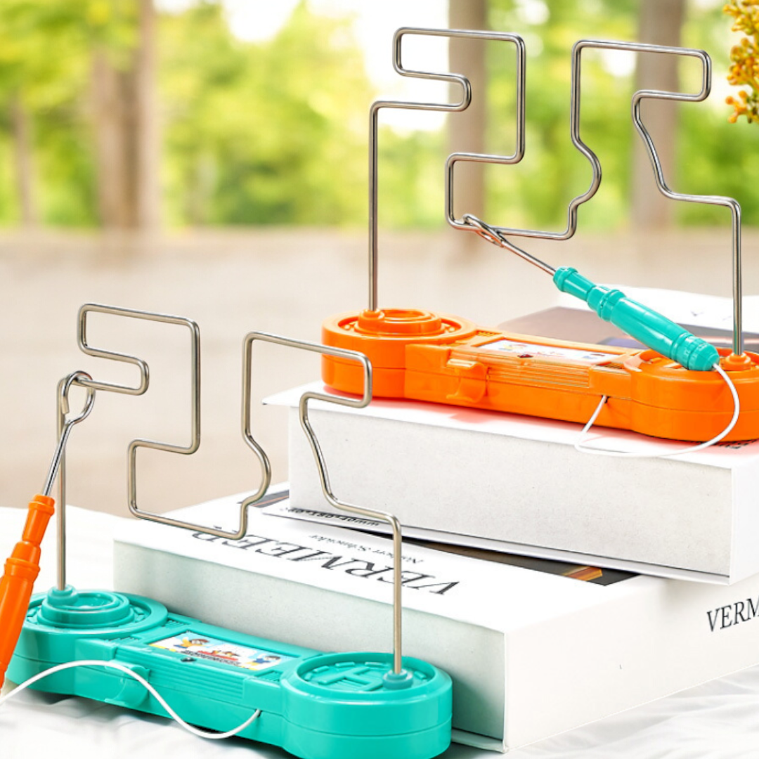 3 Difficulty Electric Maze Don't Buzz Toy Wire Game Set