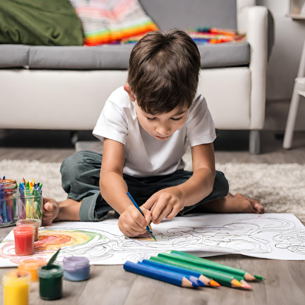 6 Metres Coloring Paper Roll for Kids