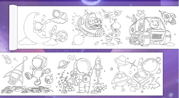 10 Metres Coloring Paper Roll for Kids