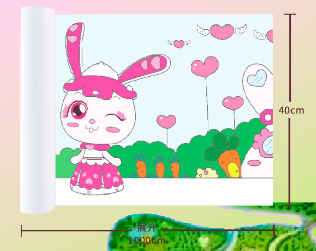 10 Metres Coloring Paper Roll for Kids