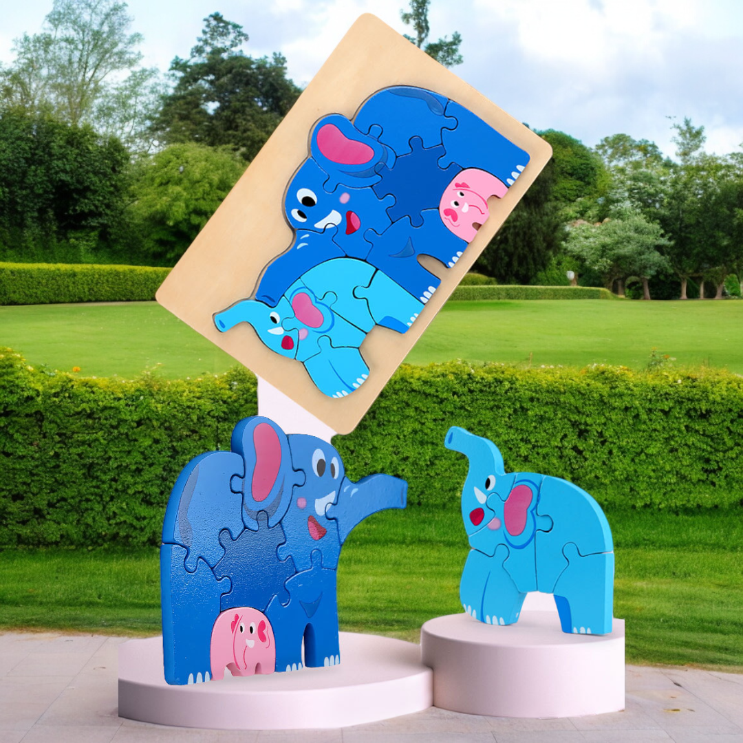 Animal Family Wooden Puzzles