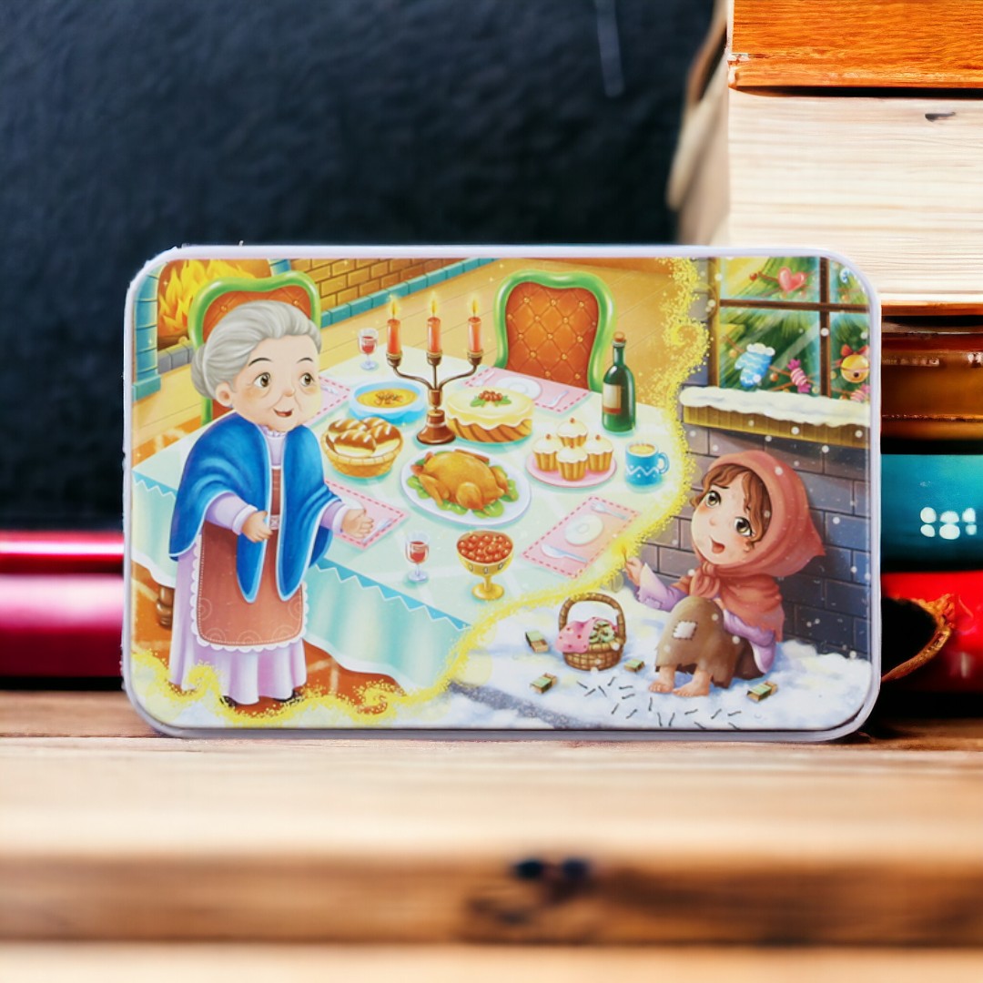 60 Pieces Metal Puzzle Box - A Little Match Girl