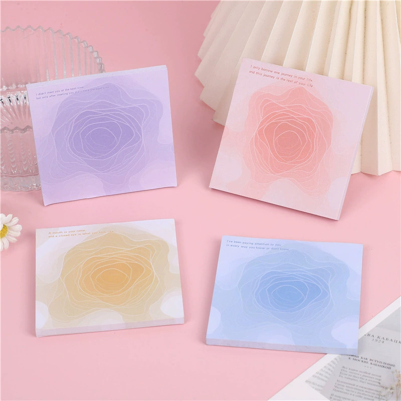 Flower Shaped Decorative Sticky Notes