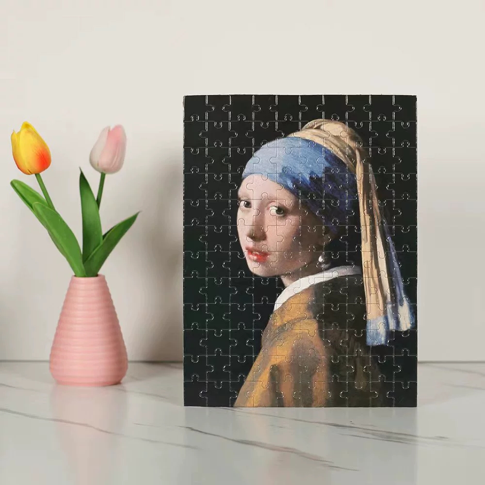 120 Pieces Puzzle - Girl with a Pearl Earring - 38 x 28 cm