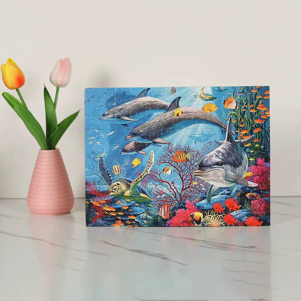 120 Pieces Puzzle - Underwater Adventure - 38 x 28 cm