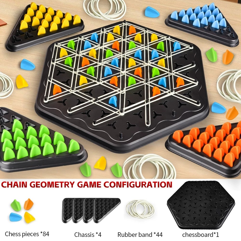 Cross Chess Chain Geometry Game