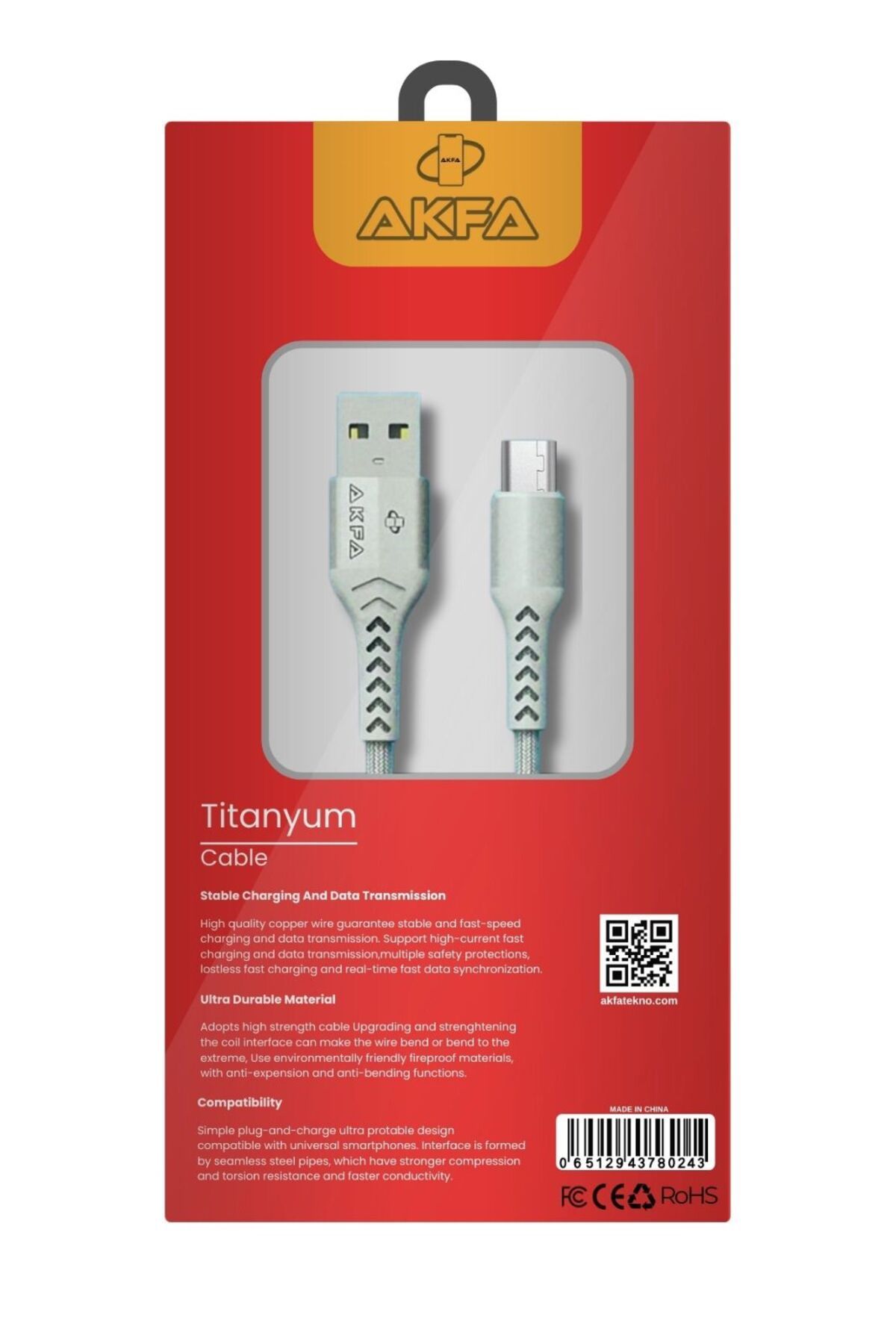 3.2a HASIR HIZLI ŞARJ KABLOSU