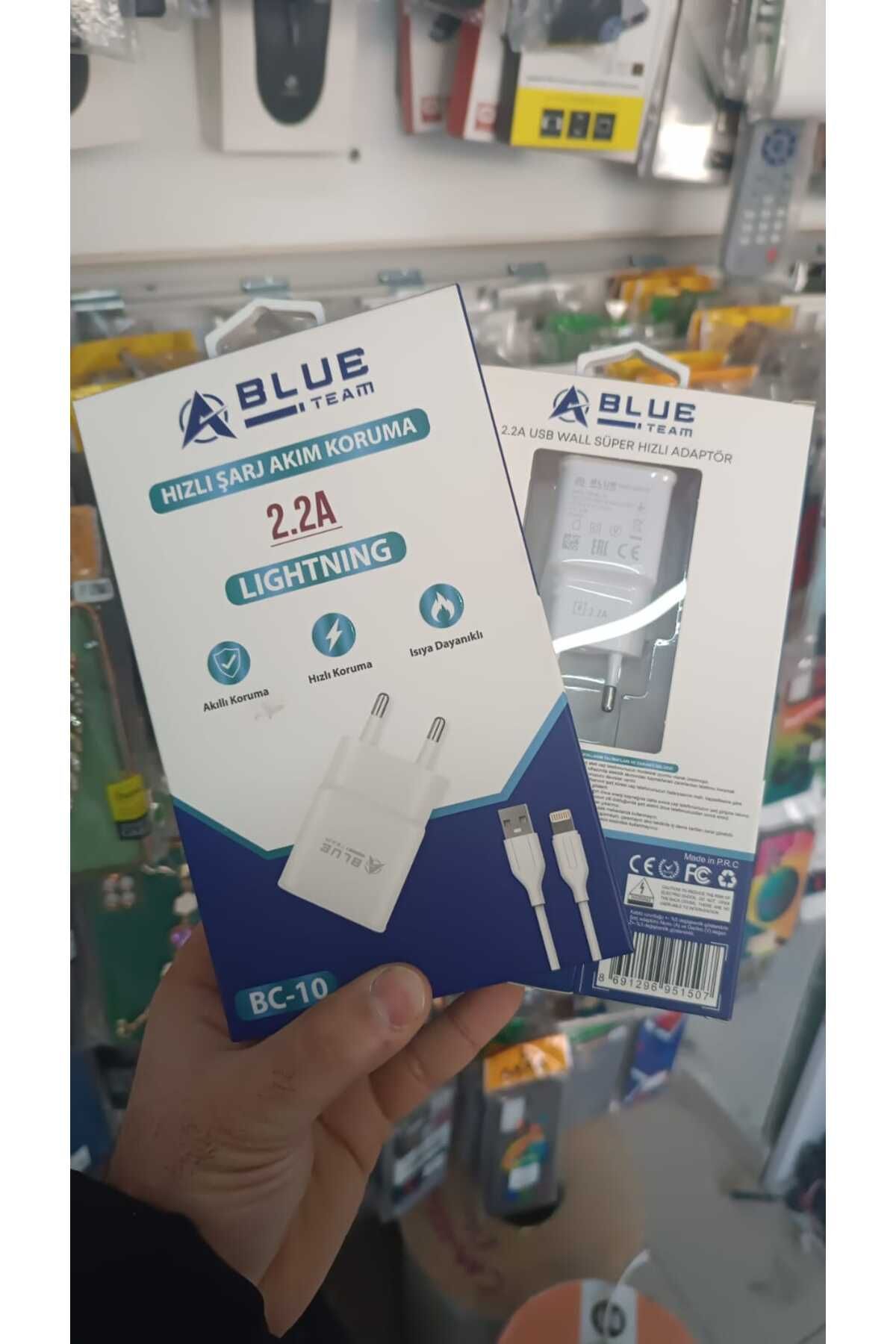 BC-10 2.1A iphone şarj aleti kablolu set