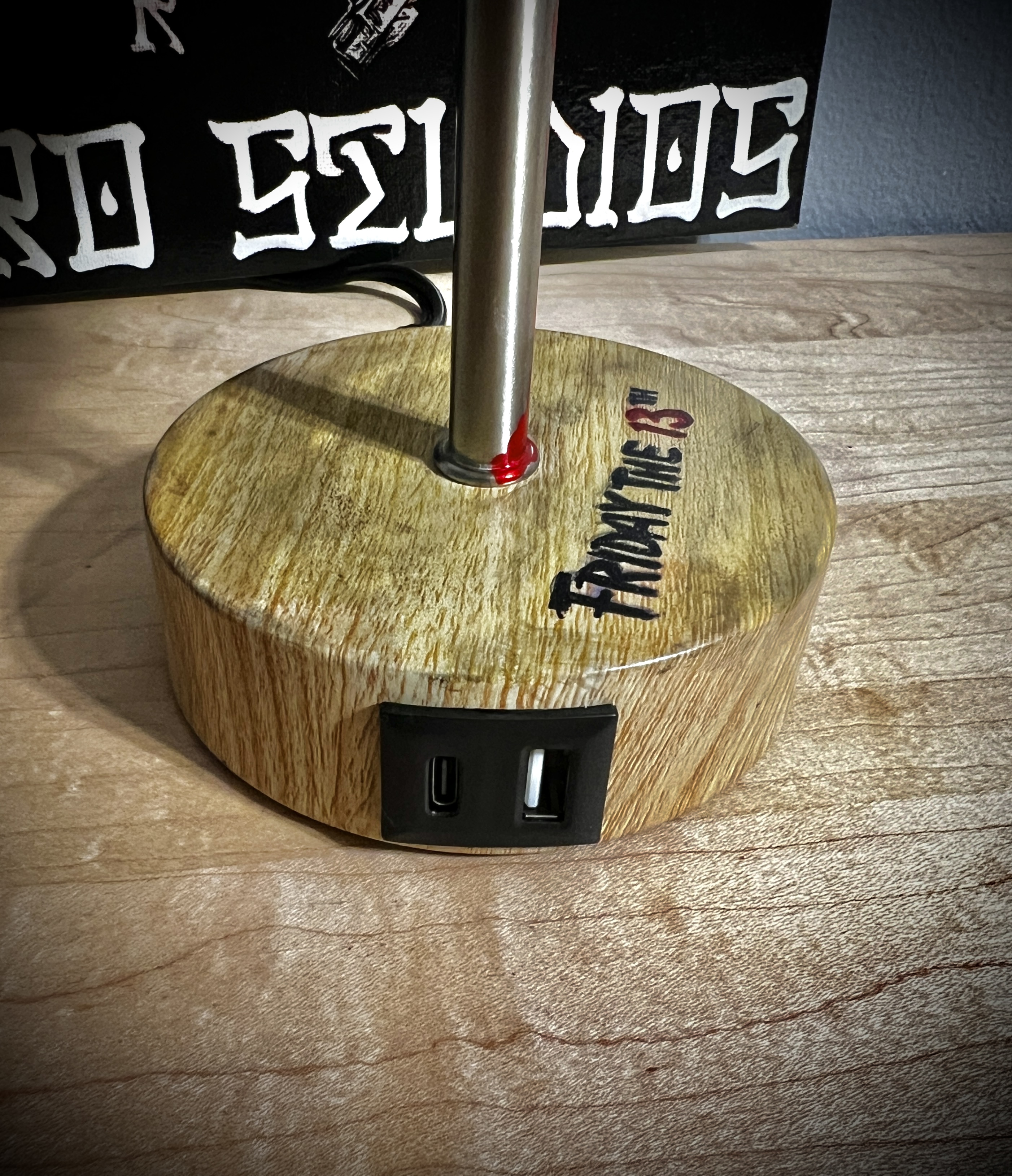 Glow in the dark Jason lamp