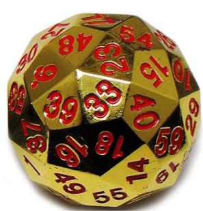 Solid D60 / D20 dice