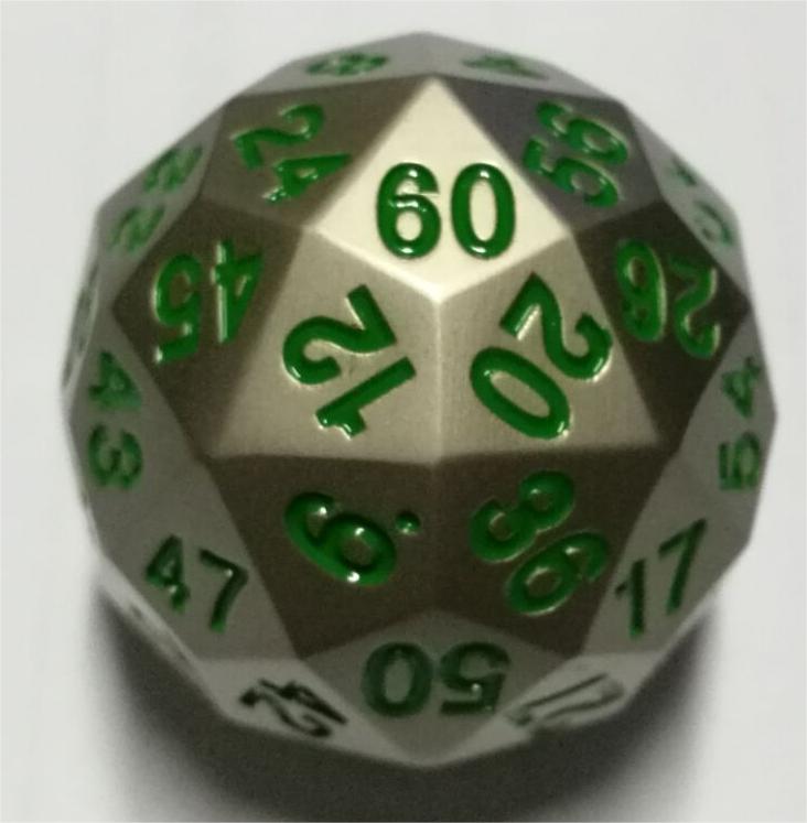 Solid D60 / D20 dice