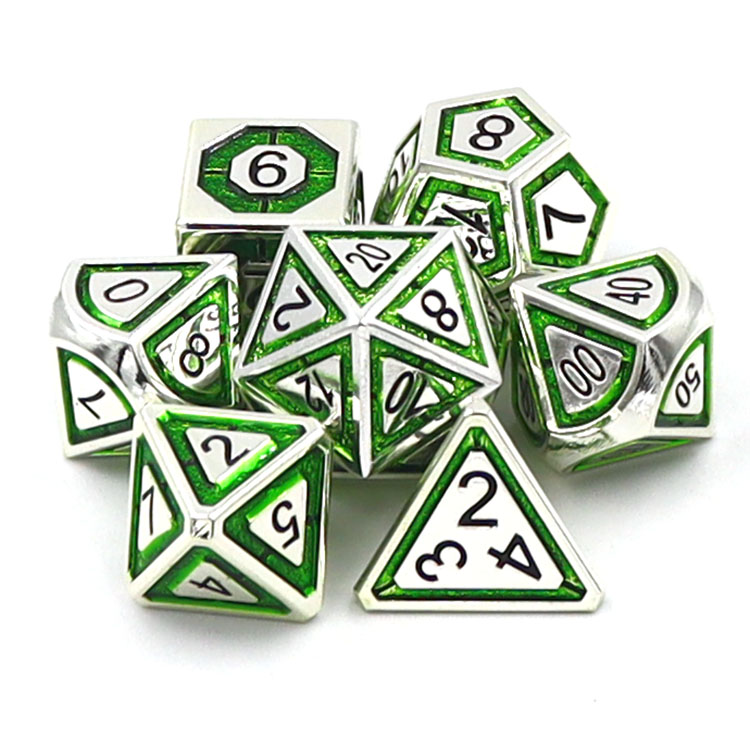 Concave and convex metal dice