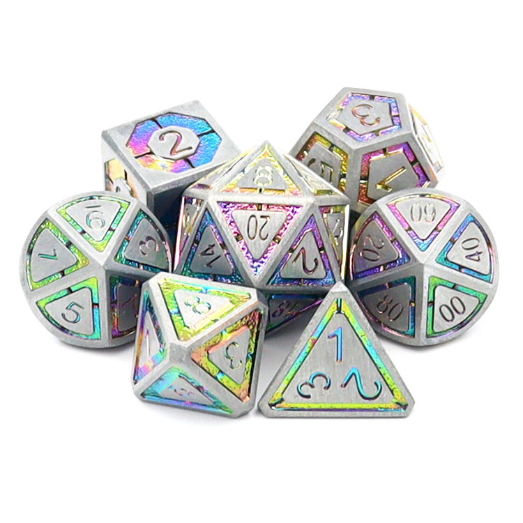 Concave and convex metal dice