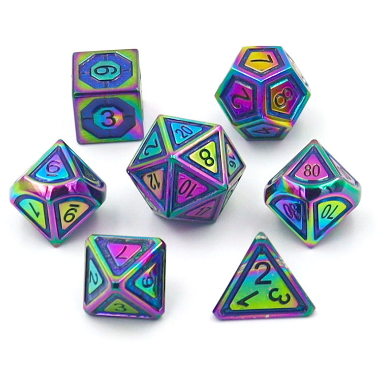 Concave and convex metal dice