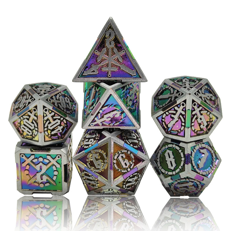 Cross Swords Polyhedron Symbol Dice