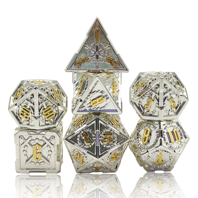Cross Swords Polyhedron Symbol Dice