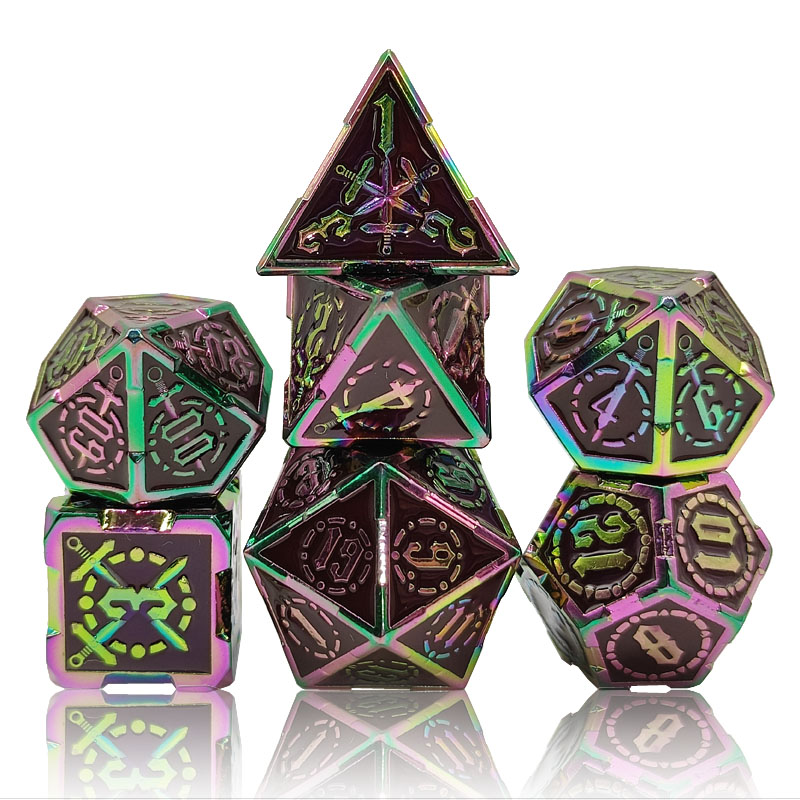 Cross Swords Polyhedron Symbol Dice