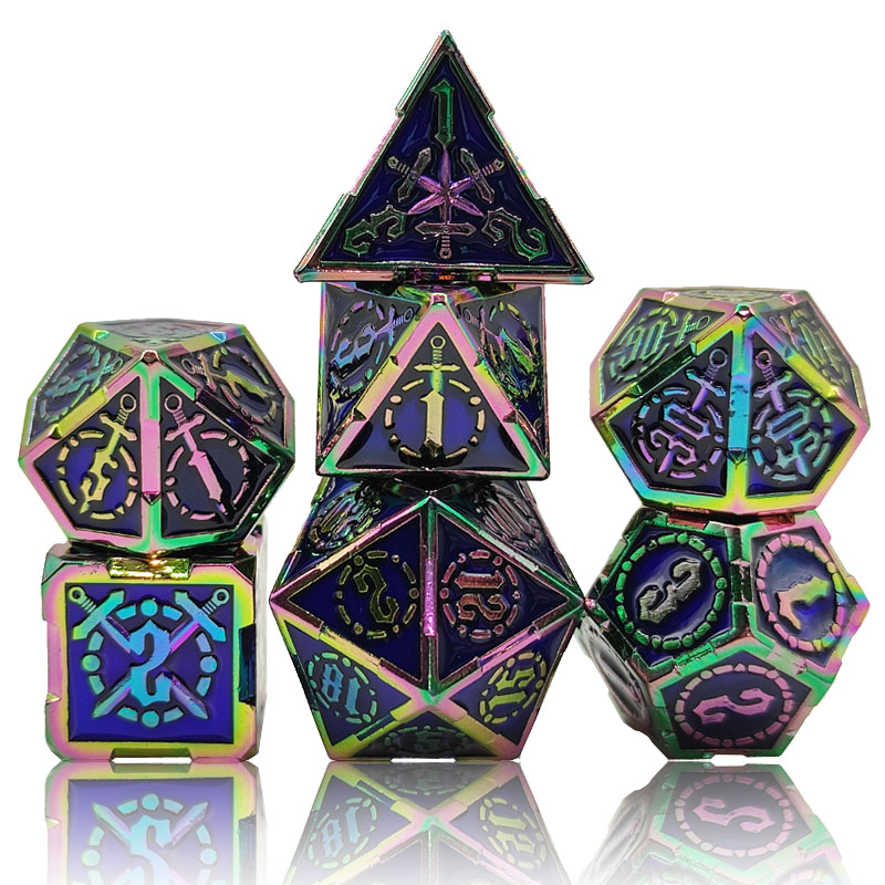 Cross Swords Polyhedron Symbol Dice