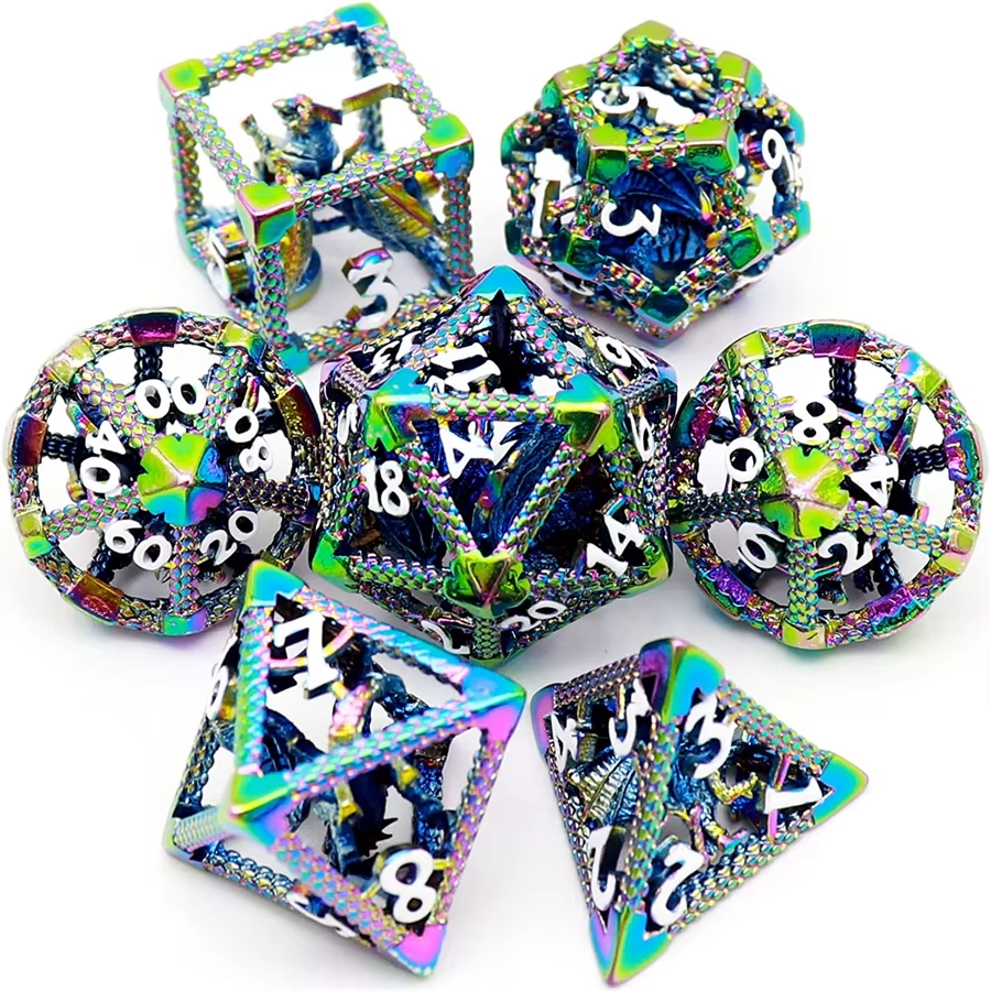 Cage Dragon 3D hollow Dice