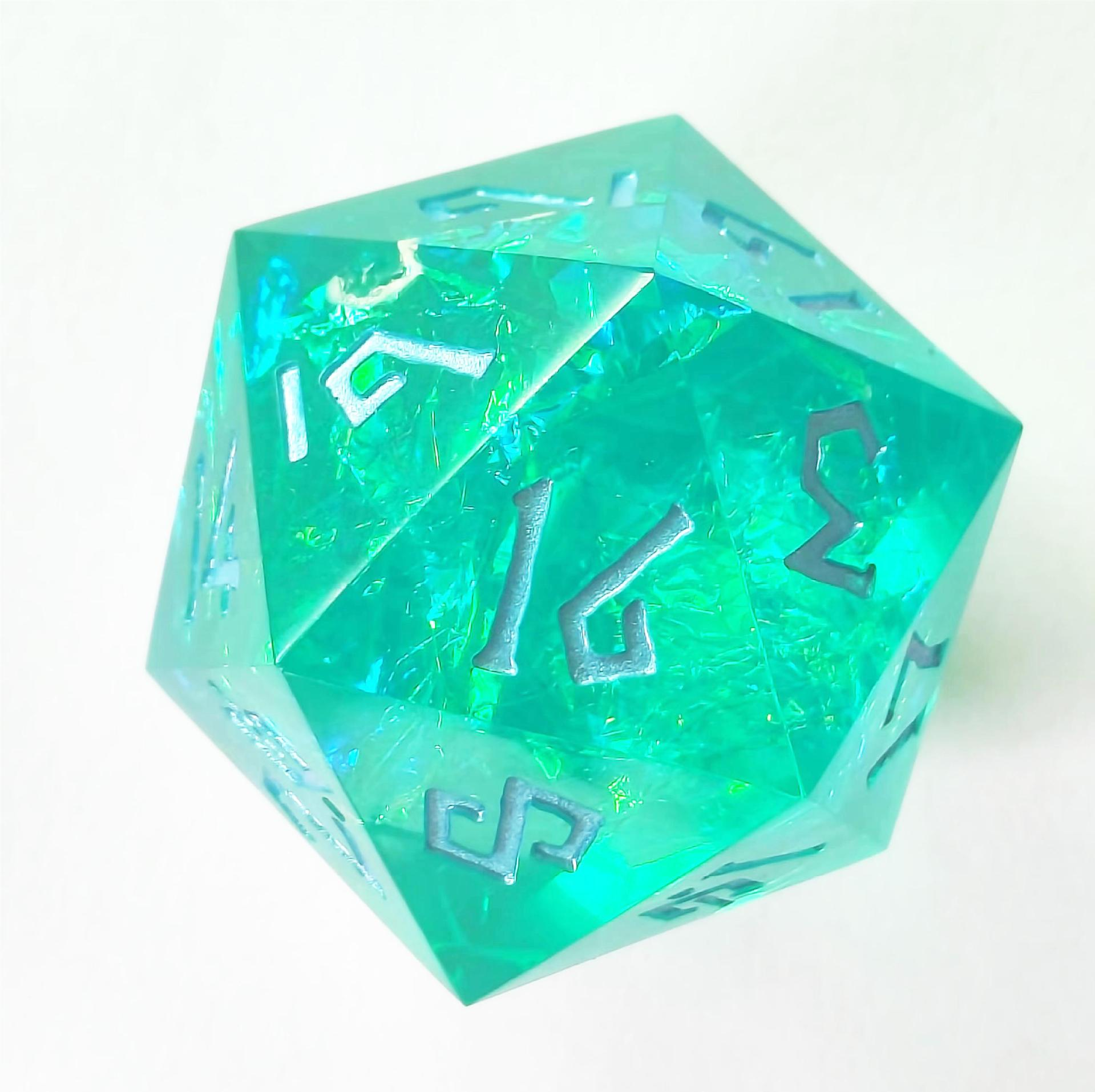 SD-03 D20 Resin dice-55mm