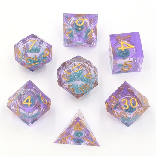Internal Quicksand Resin Dice