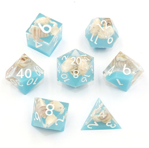 Internal Quicksand Resin Dice