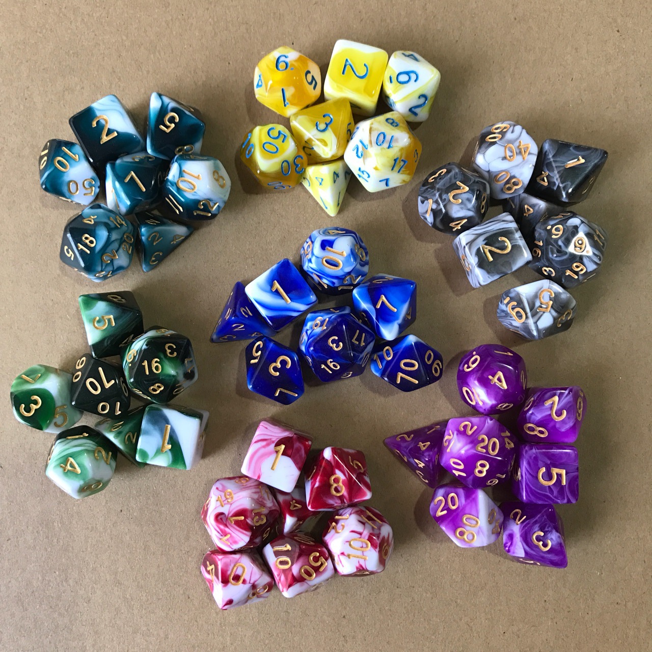  Two color dice