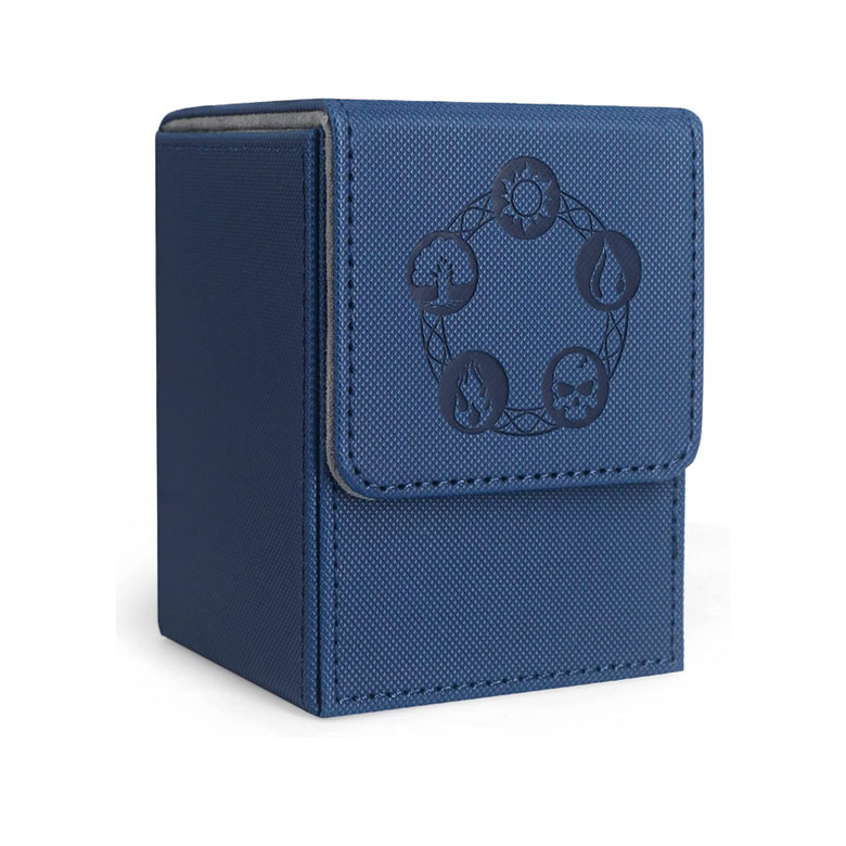 Custom Business Card Collection Box Trading Cards Leather Playing Card Box