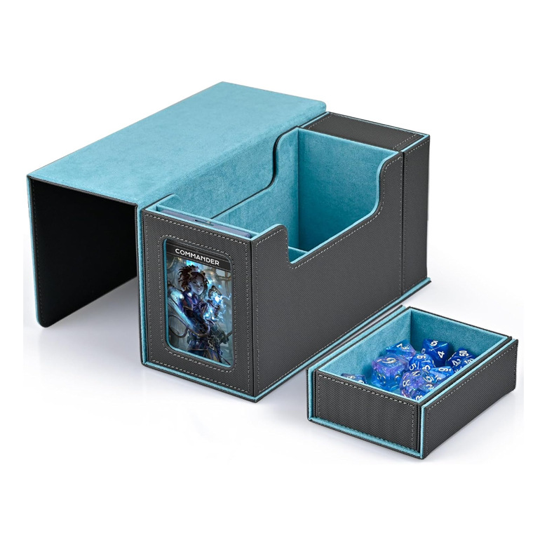 Custom Business Card Collection Box Trading Cards Leather Playing Card Box