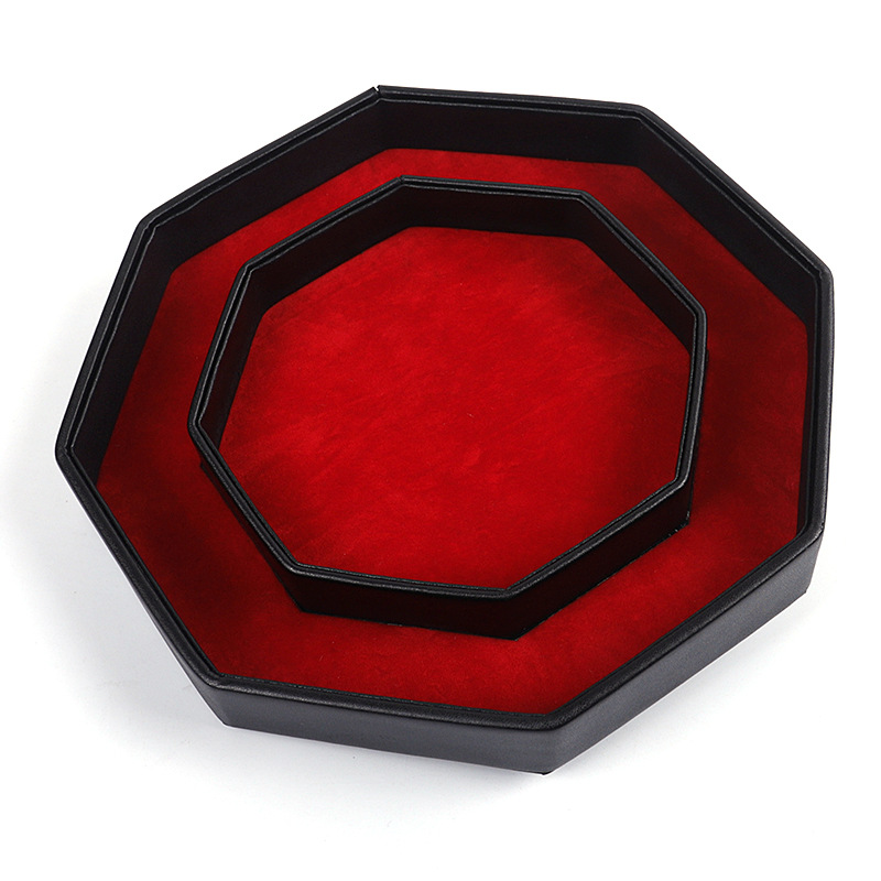 Octagonal Dice Tray Storage Box Tray