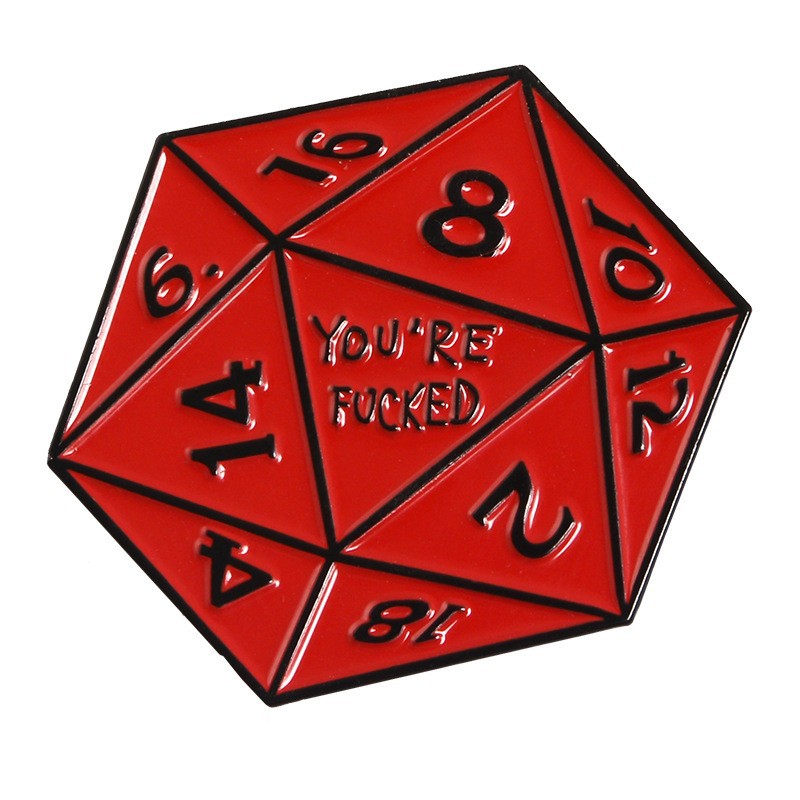 Dungeons and Dragons Brooch