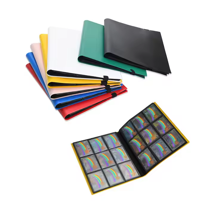 Custom Trading Card Binder 9 Pockets High Transparency PP Card Album Binder