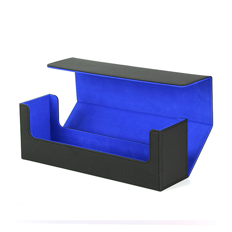 Leather Magnetic Buckle Storage Box That Can Accommodate 600 Cards