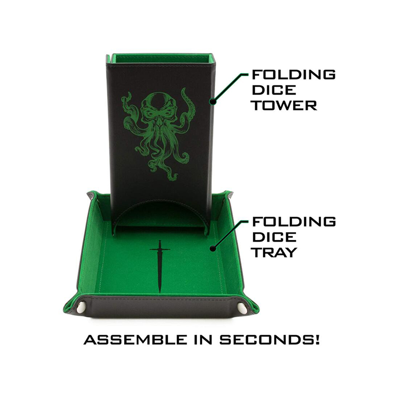 Folding Dice Tower and Tray