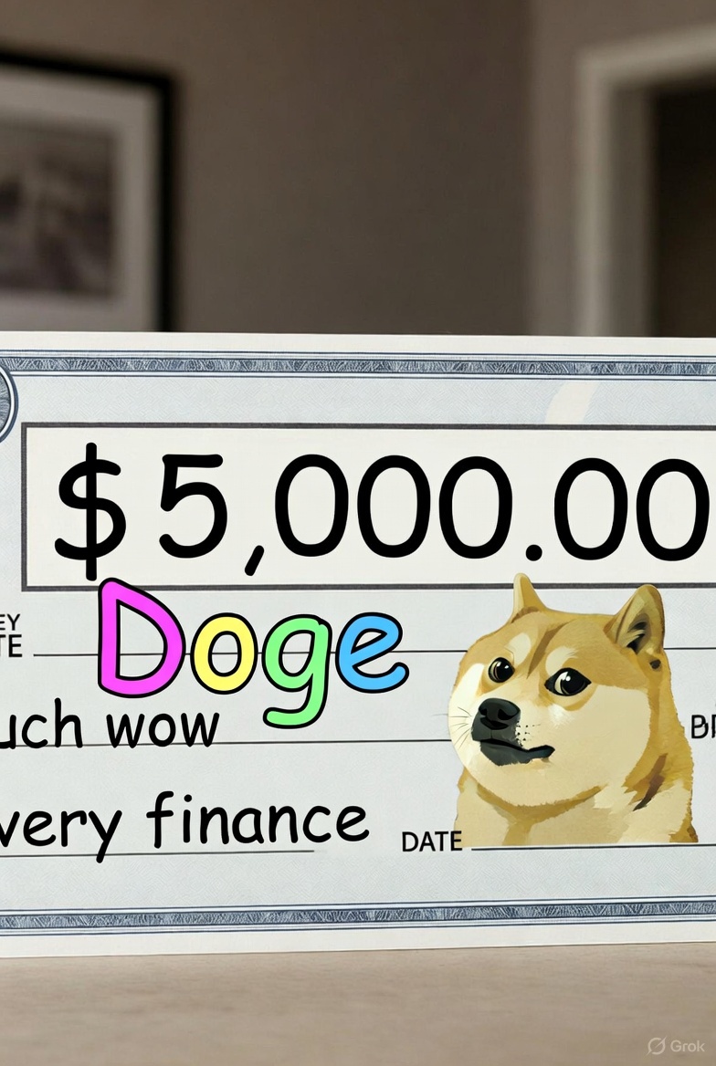 $5,000 Doge Check