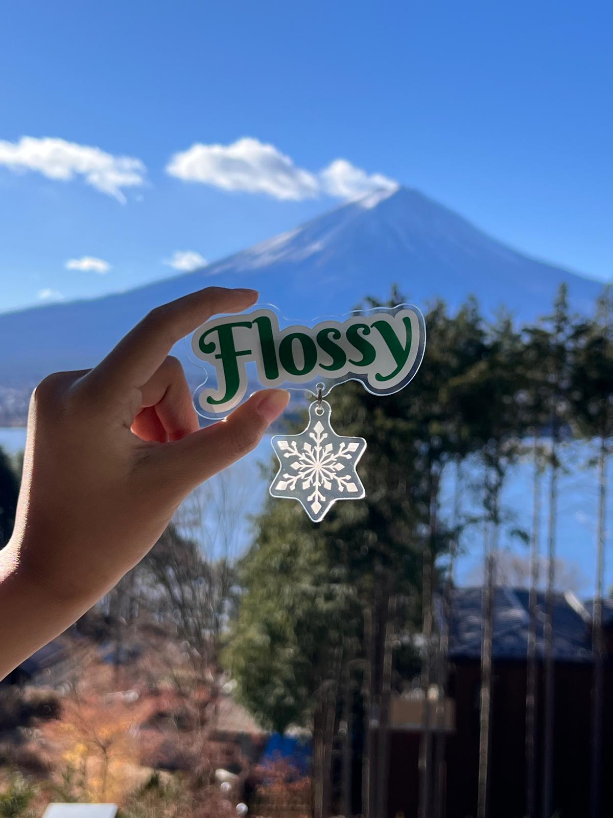 Christmas Name Tag 聖誕雪花名牌