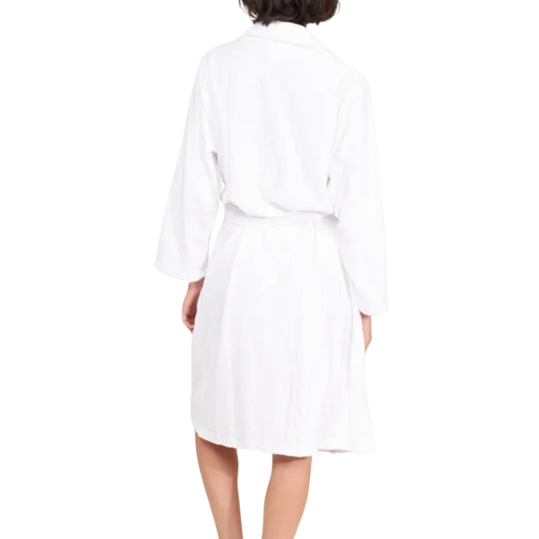 ¨Peignoir bain microfibre blanc