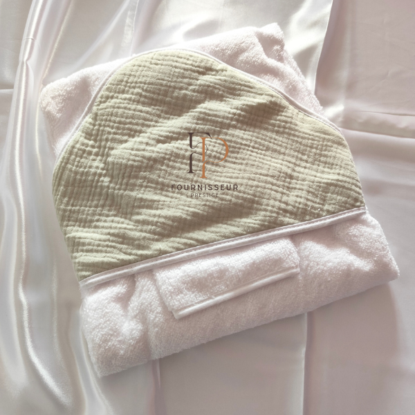 Cape de bain gaze de coton