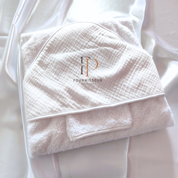 Cape de bain gaze de coton