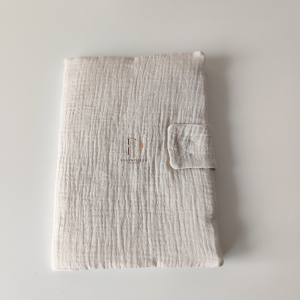 Protège carnet de santé gaze de coton