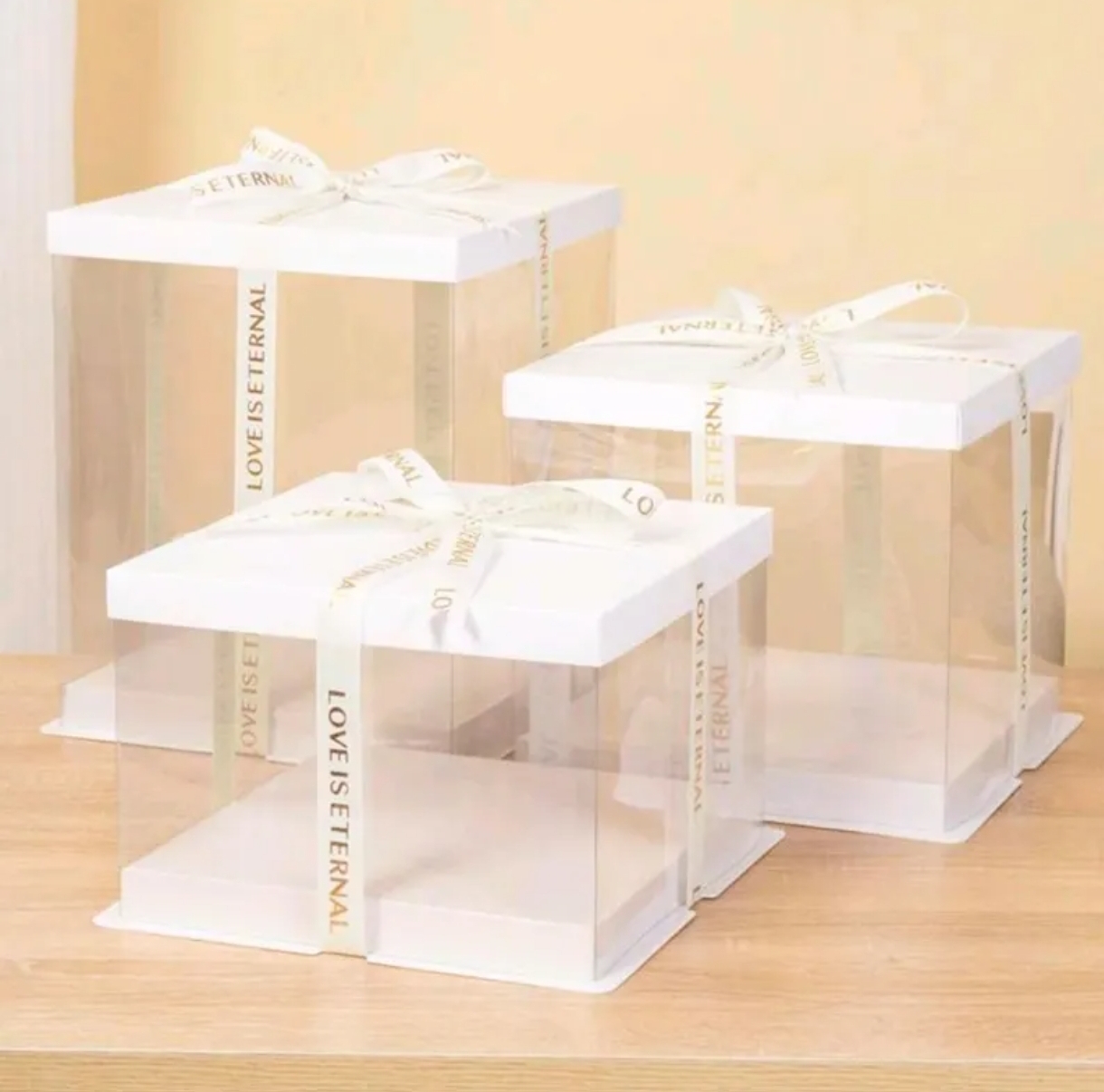 Boite transparente carré