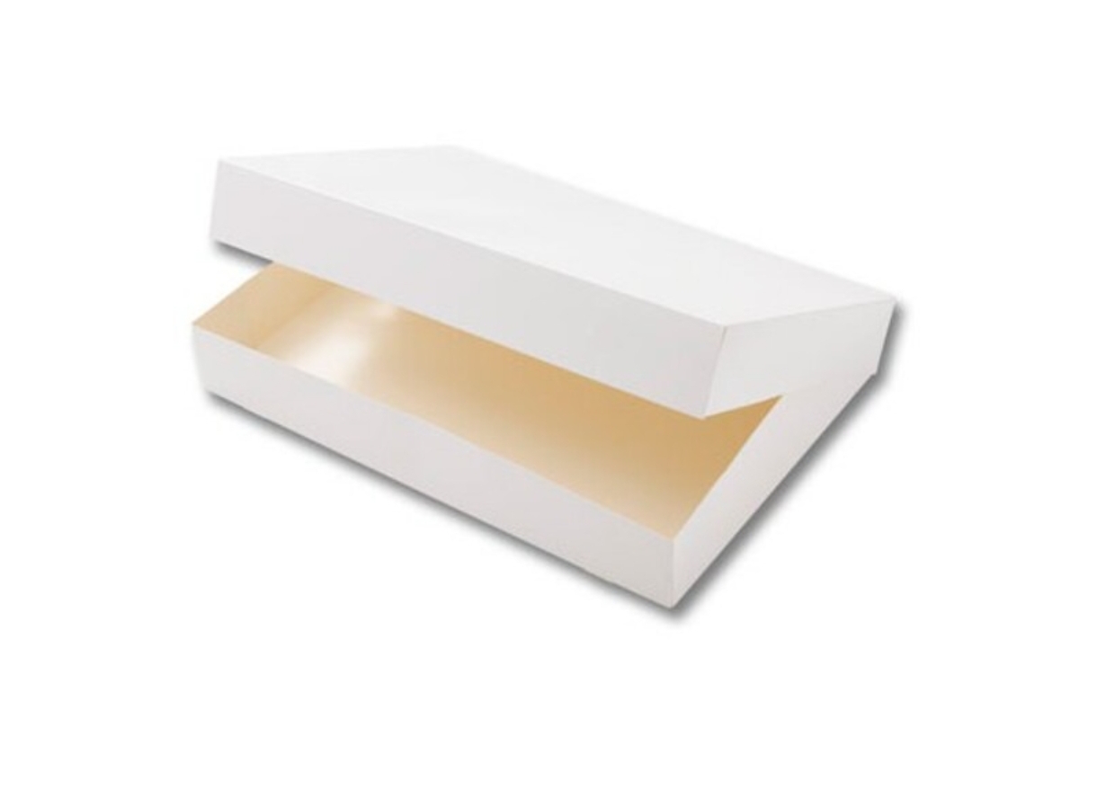 Boite traiteur blanche 43X29X6 cm