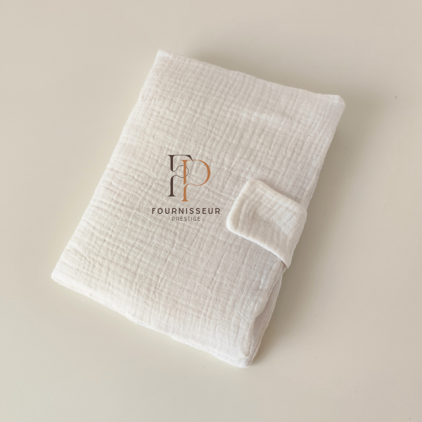 Protège carnet de santé gaze de coton